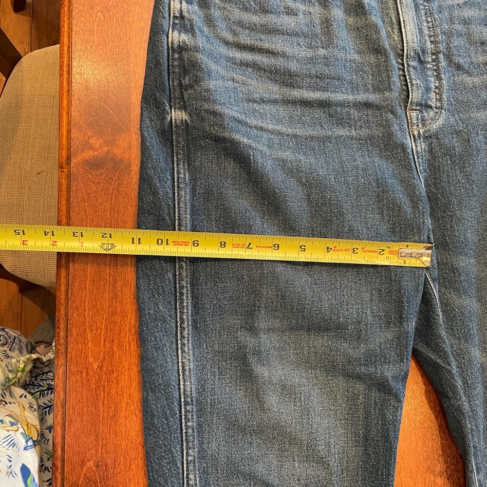 Madewell Stovepipe Denim Size 32 NWT unworn